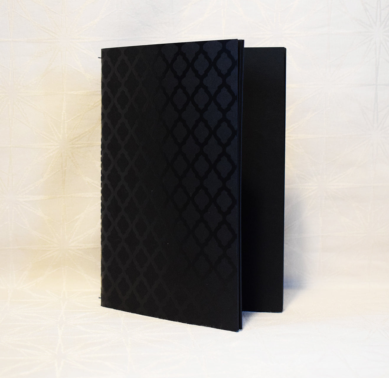 Dark Tone Notebook - A5 Plain Black Paper